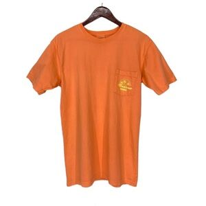 565 Windsor Neon Orange Yellow Nassau Bahamas Short Sleeve Graphic Tee Sz Medium